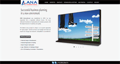 Desktop Screenshot of ana-international.net
